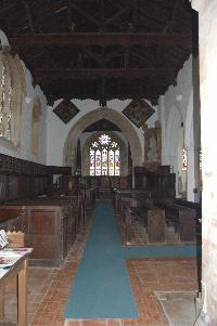 church interior looking east April 2007